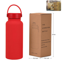 Insulated Sports Water Bottle with Portable Stainless Lid