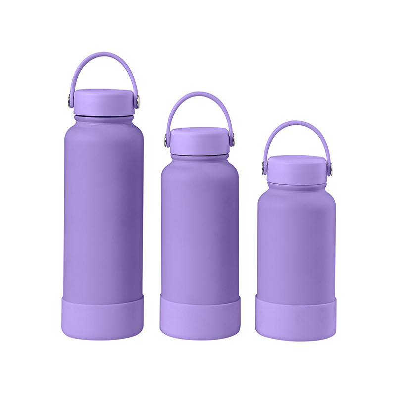 Insulated Sports Water Bottle with Portable Stainless Lid