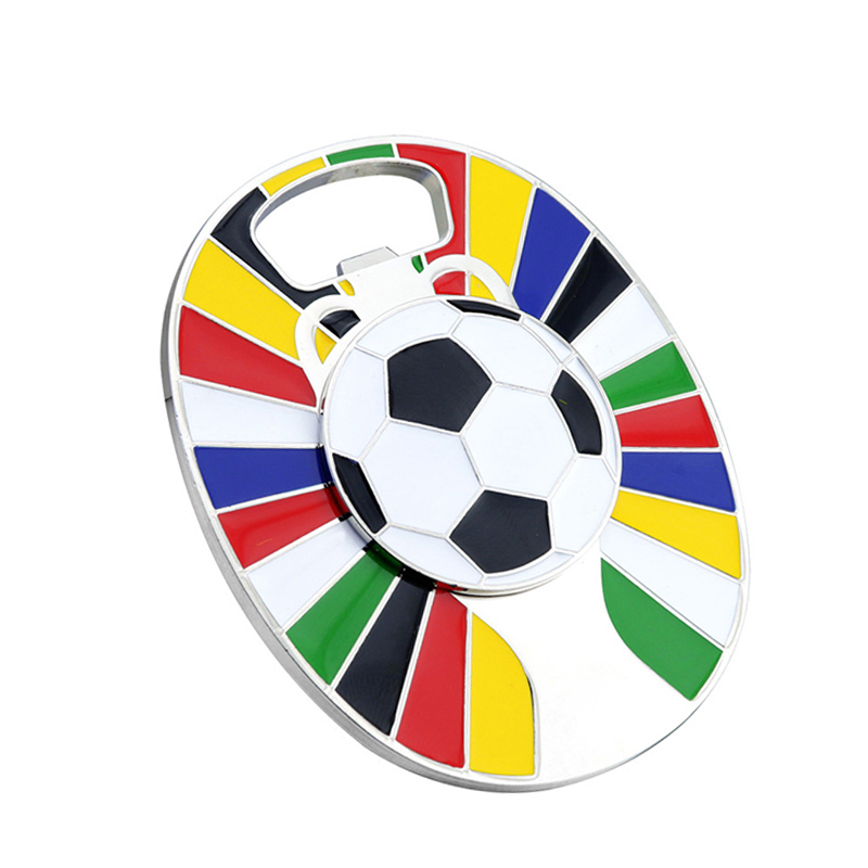 Magnetic Soccer Bottle Opener For Fridge