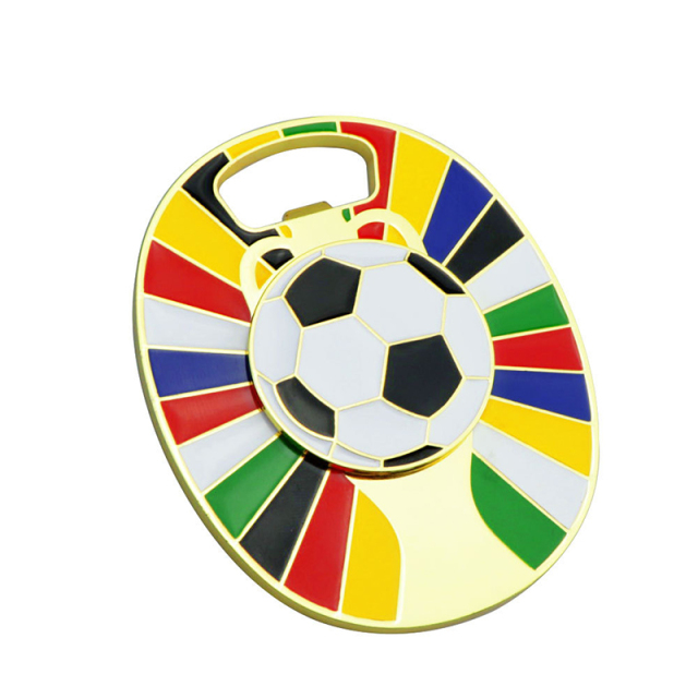 Magnetic Soccer Bottle Opener For Fridge