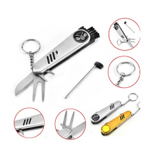 Multi Functional Small Foldable Knife Golf  Tool