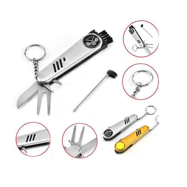 Multi Functional Small Foldable Knife Golf  Tool