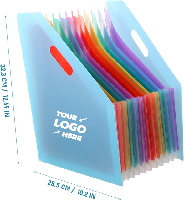 Rainbow Accordian File Organizer