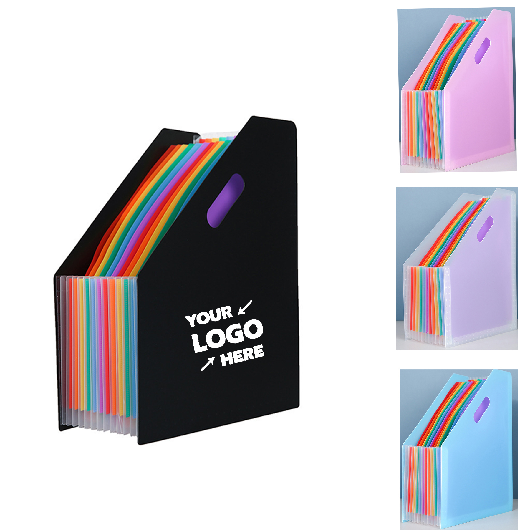 Rainbow Accordian File Organizer