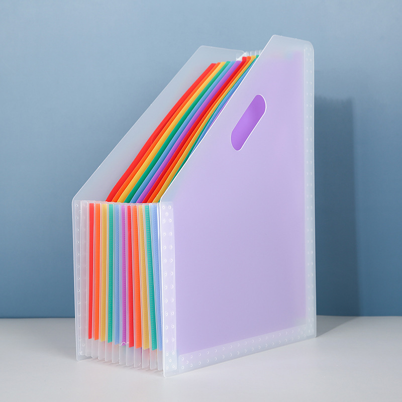 Rainbow Accordian File Organizer