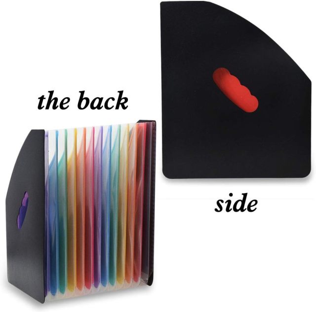 Rainbow Accordian File Organizer