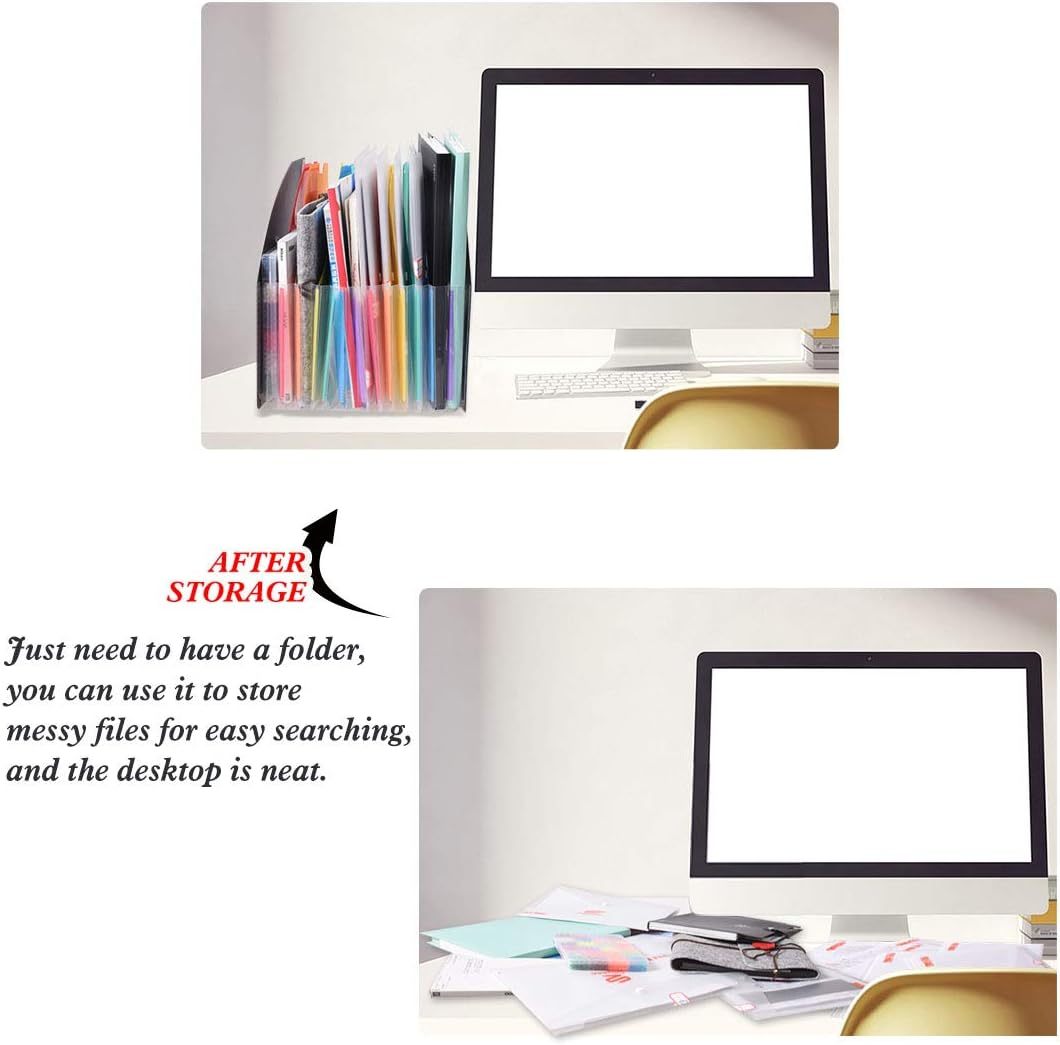 Rainbow Accordian File Organizer