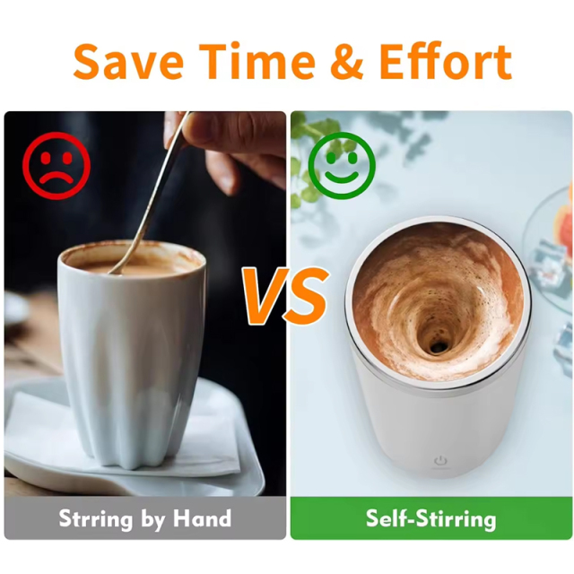 Rechargeable Magnetic Stirring Cup