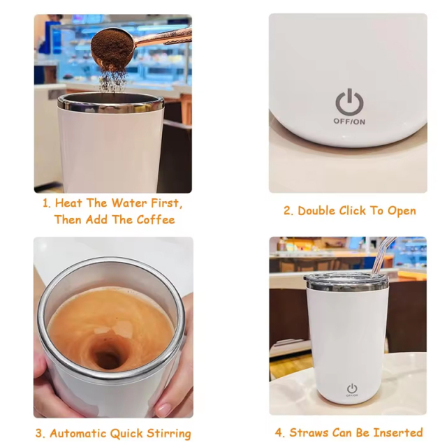 Rechargeable Magnetic Stirring Cup