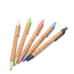 Recycled Wheat Straw Retractable Ballpoint Pens