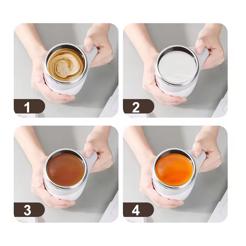 Self Stirring Stainless Steel Coffee Mug