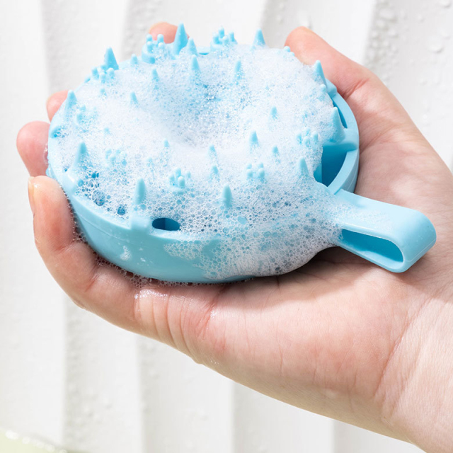Silicone Scalp Massager Shampoo Brush
