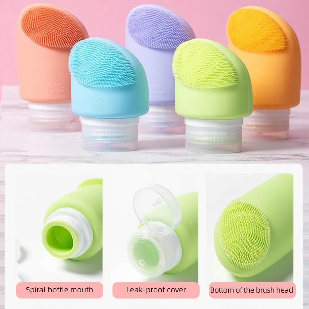 Silicone Travel Bottles Set for Toiletries