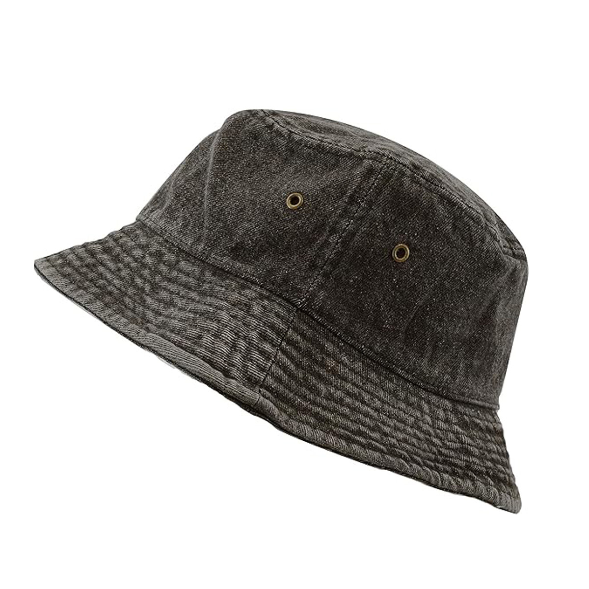 Vintage Washed Denim Bucket Fisherman Hats