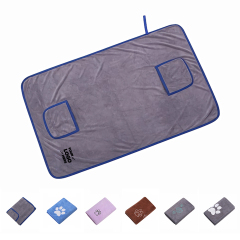 Dog Absorbent Towel With Pocket