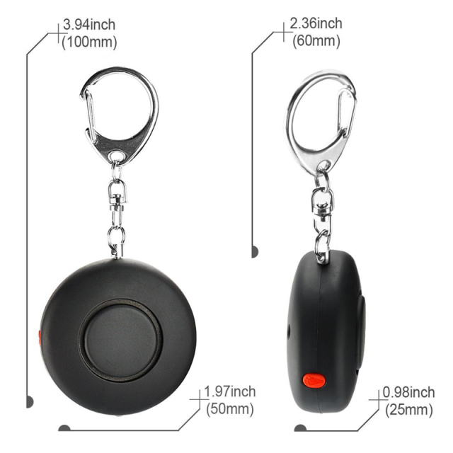 LED SOS Personal Protection Safety Keychain Alarm