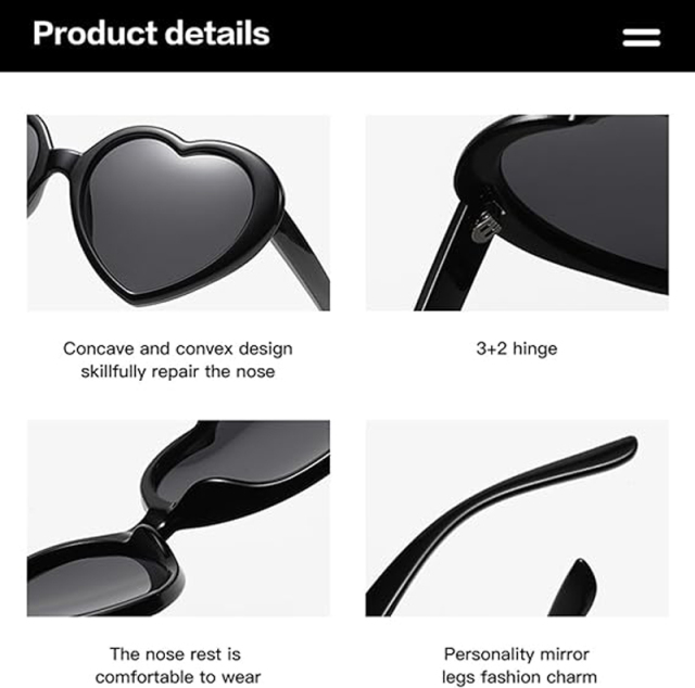 Light Heart Sunglasses