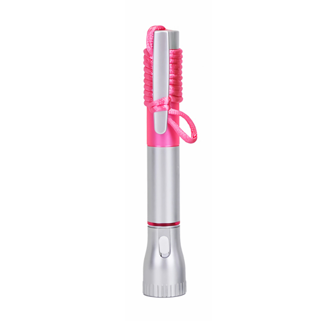 Light Up Ink Pen With Necklace
