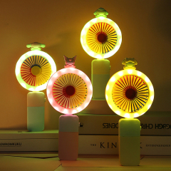 Mini Colorful Light Fan