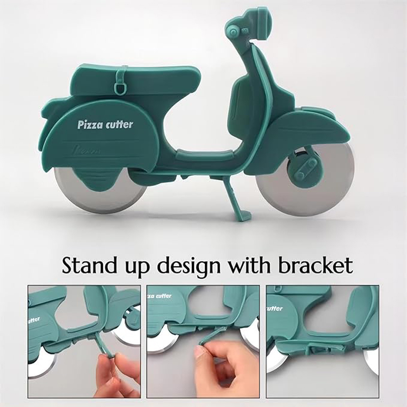 Motorcycle Design Pizza Cutter