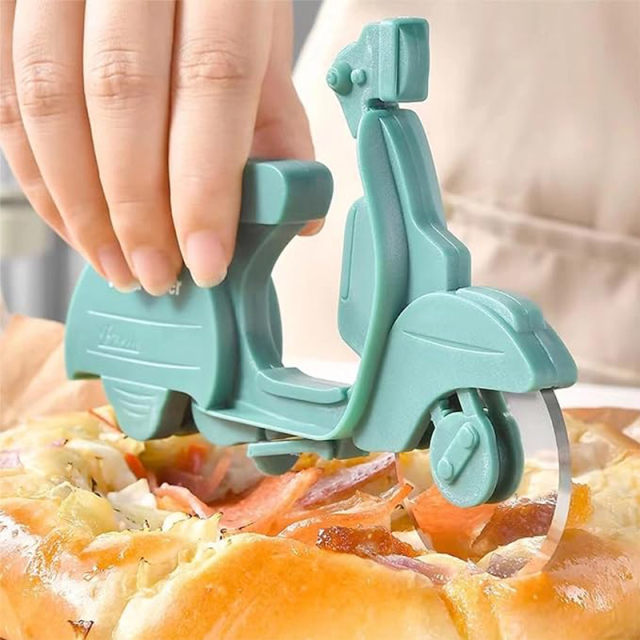 Motorcycle Design Pizza Cutter