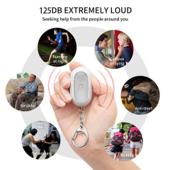 Safety Alarm Keychain With LED Light