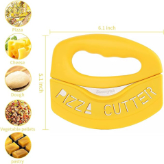 Pizza cutter with protective sleeve