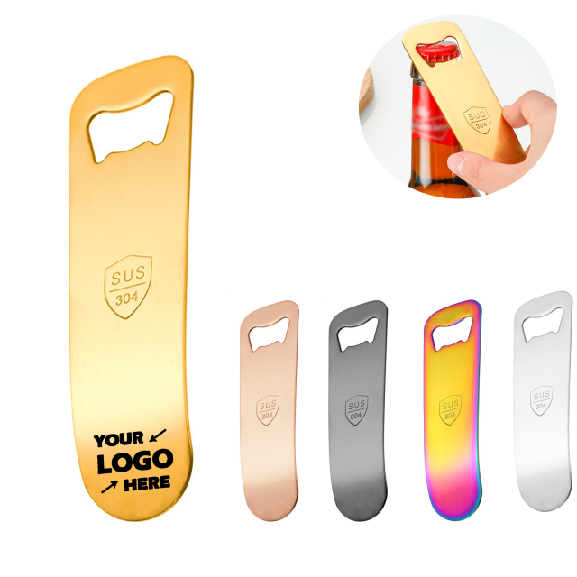 Stainless Steel Flat Bottle Opener