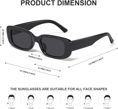Sun Glasses UV Protection Cool Square Frame