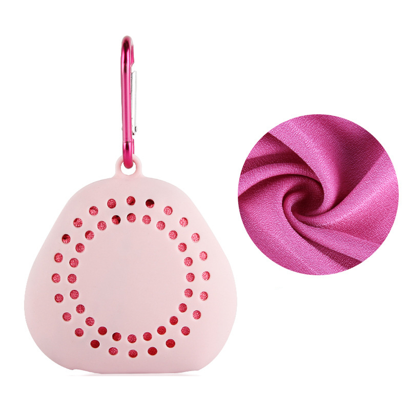 Travel Quick Drying Towel with Silicone Box