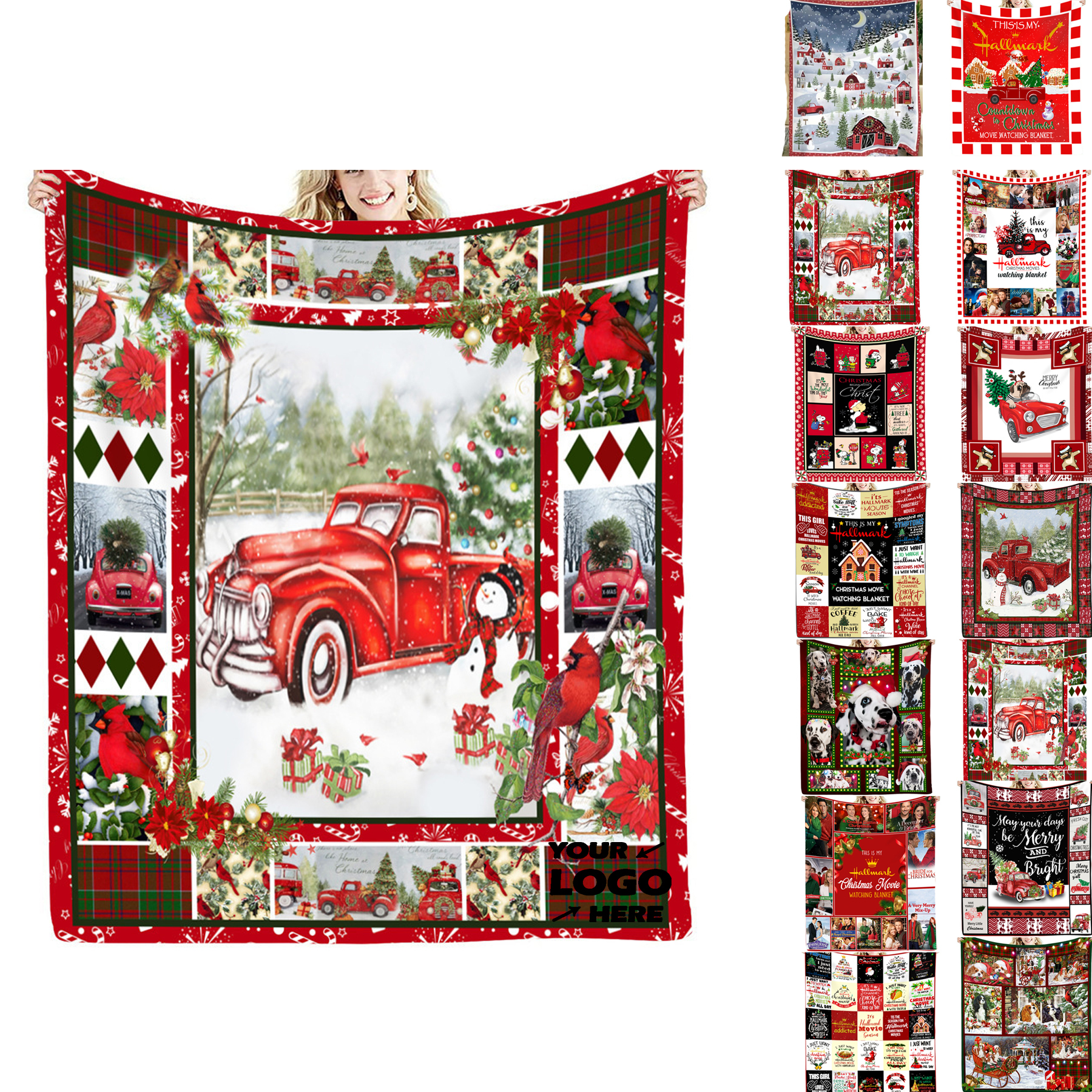 Truck Throw Blanket