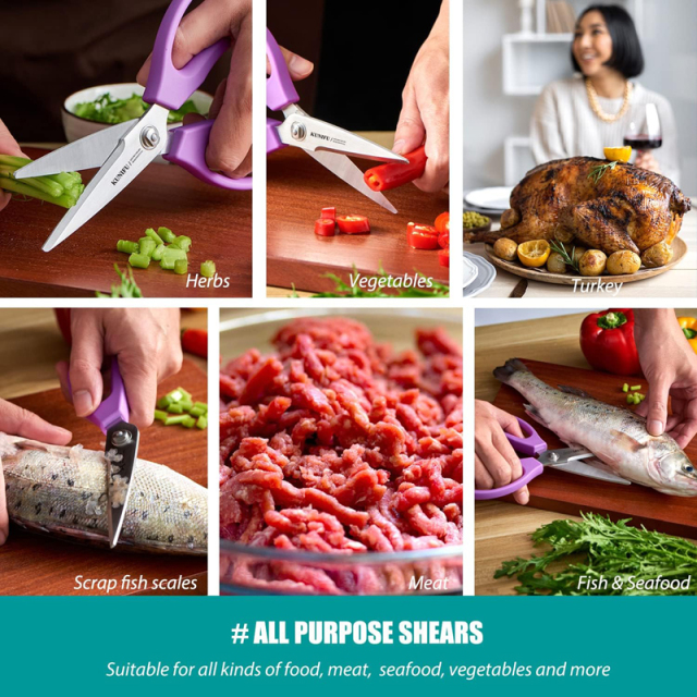 Ultra Sharp Stainless Steel Kitchen Shears 