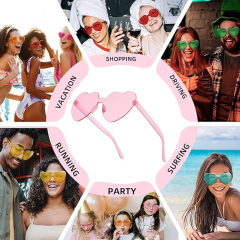 Unisex Heart Sunglasses