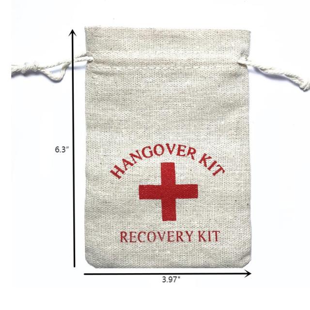 Bachelorette hangover kit bags