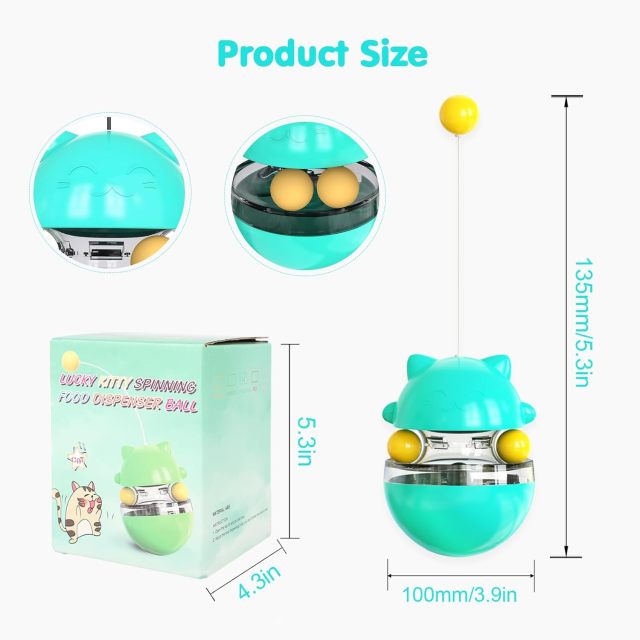 Cat Food Dispenser Treat Toys