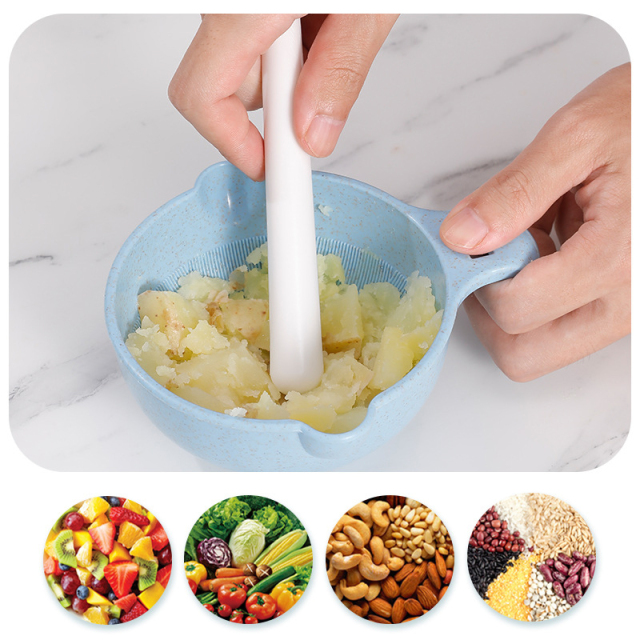 Food Grinding Bowl Abrader Manual Baby