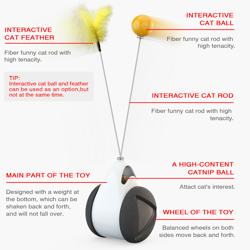 Interactive Pet Ball Balance Car Toy