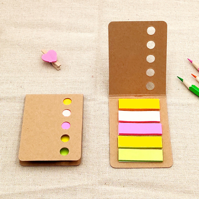 Kraft Cover Stick Notes