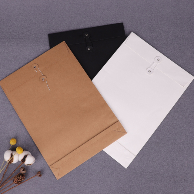 Kraft Paper String Tie Closure Envelope