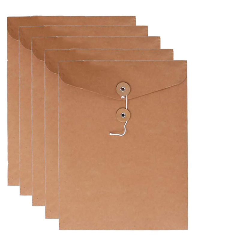 Kraft Paper String Tie Closure Envelope