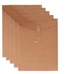 Kraft Paper String Tie Closure Envelope