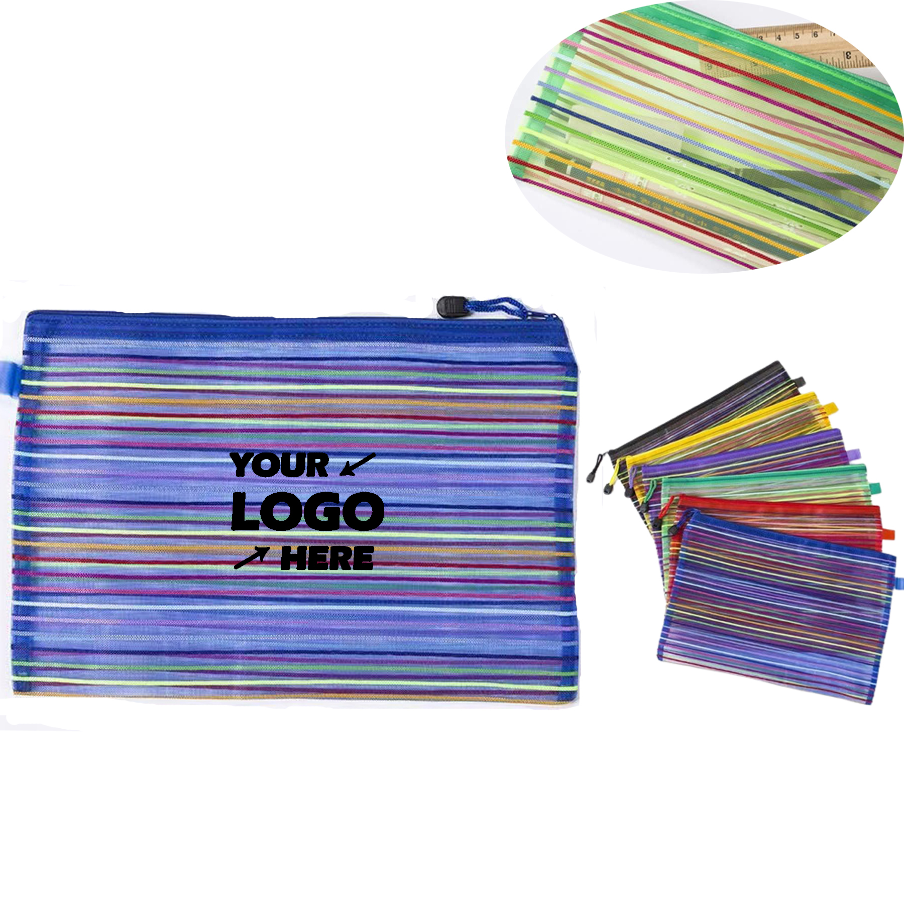 Mesh Zipper Pouches