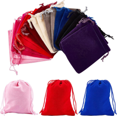 Mini Velvet Drawstring Bags