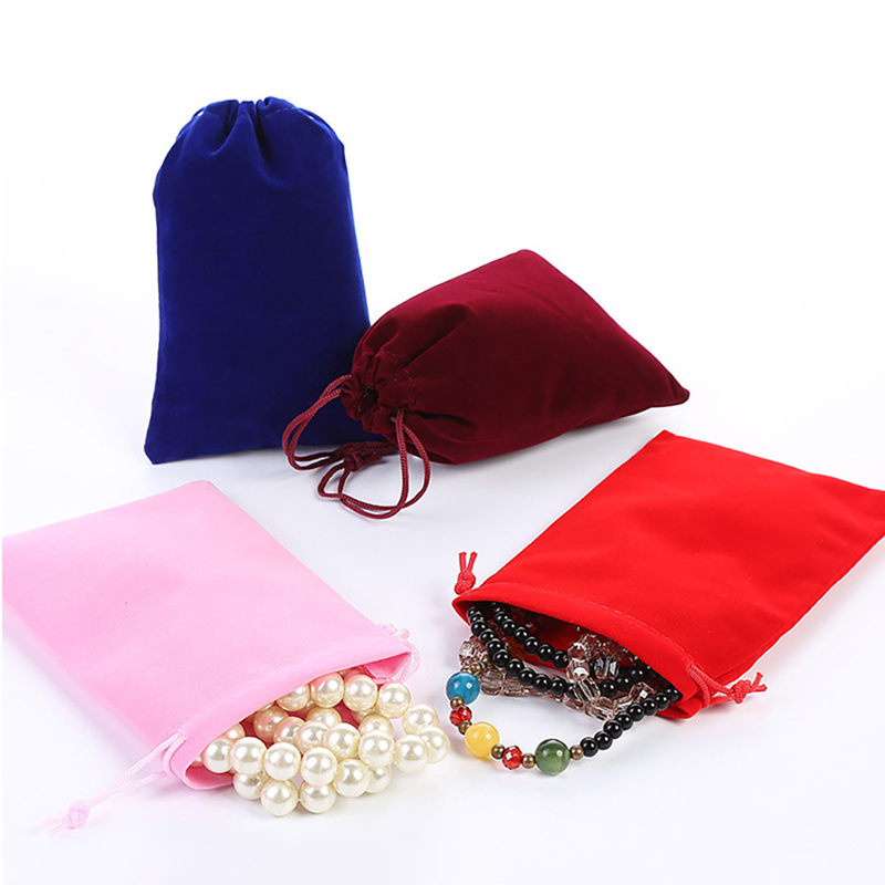 Mini Velvet Drawstring Bags