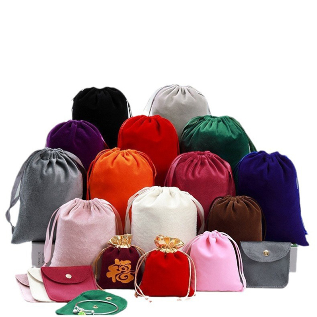 Mini Velvet Drawstring Bags