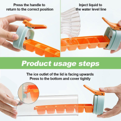 One Handed Pressing Ice Molds