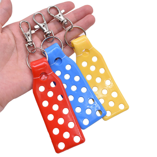 PVC Shoe Hole Keychain