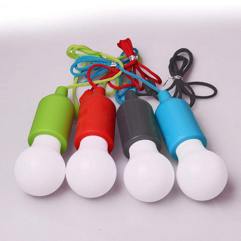 Portable Camping LED Pull Cord Light Bulb
