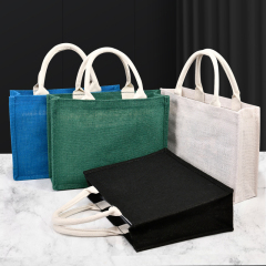 Reusable Jute Tote Bag