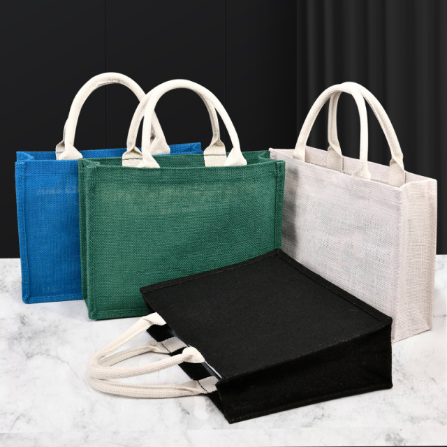 Reusable Jute Tote Bag